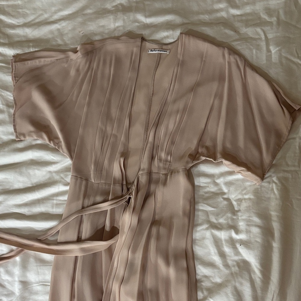 Reformation Soft Beige Dress